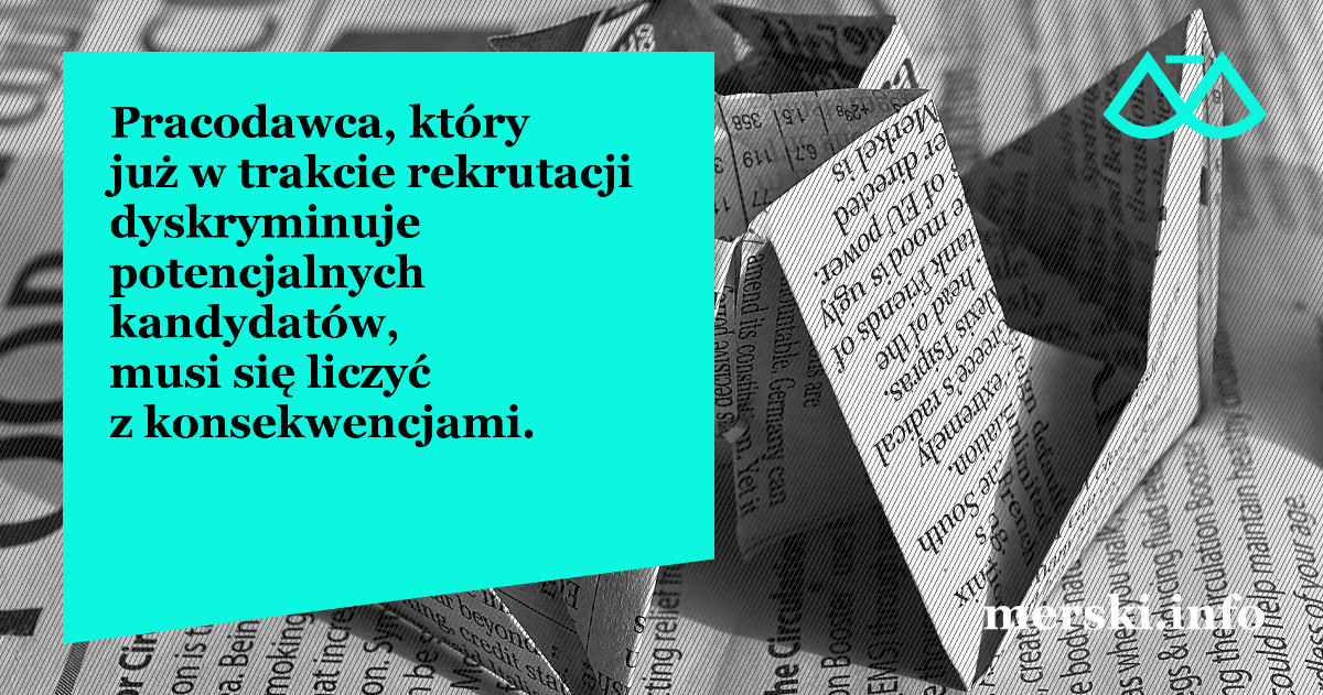 Dyskryminacja w ofertach pracy