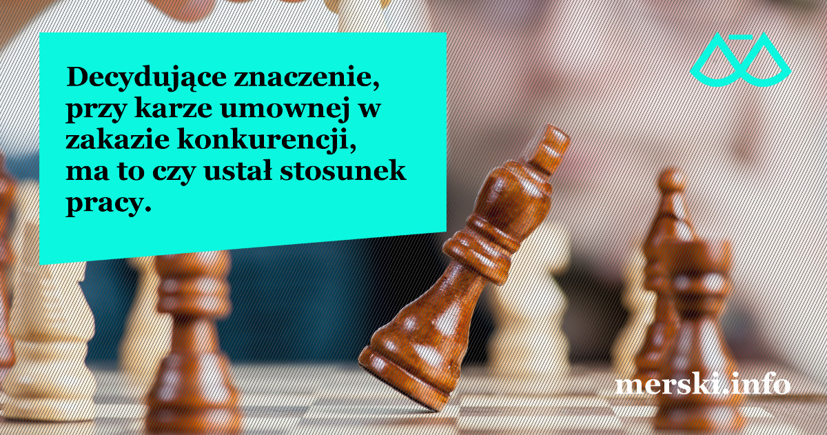 kara umowna przy zakazie konkurencji